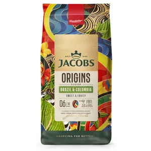Jacobs Brazil & Colombia kavos pupelės, 1 kg