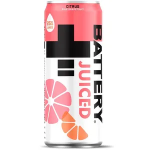 Energinis gėrimas BATTERY JUICED GREIPFRUTŲ CITRUS, 0,33 l
