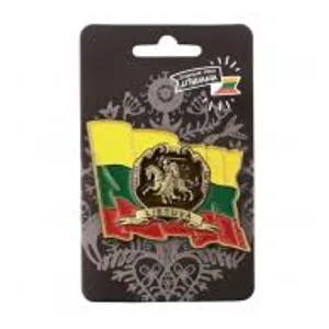 Šaldytuvo magnetas Vytis ir vėliava