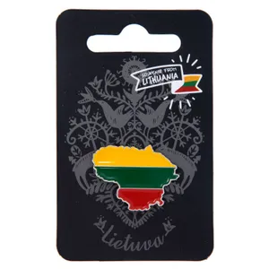 Įsegamas ženkliukas Lietuvos Vėliava