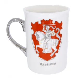 Porcelianinis puodelis Lietuva, Vytis