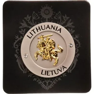 Šaldytuvo magnetas Vytis apvalus 40 mm