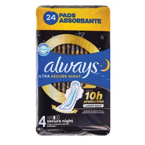 Higieniniai paketai ALWAYS Ultra Secure Night, S4, 24 vnt.