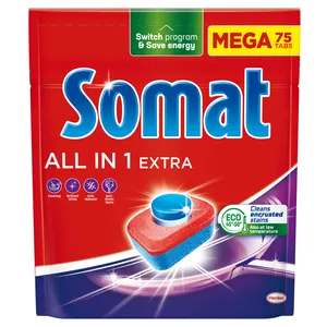 Indaplovių tabletės SOMAT All in 1 Extra 75vnt