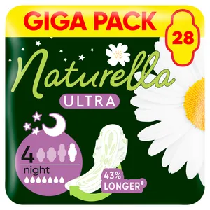 Higieniniai paketai NATURELLA Ultra Night, S4, 28 vnt