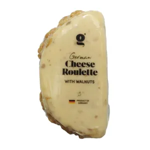 Lydytas sūris su graikiniais riešutais GOURMET CHEESE 55%, 125 g