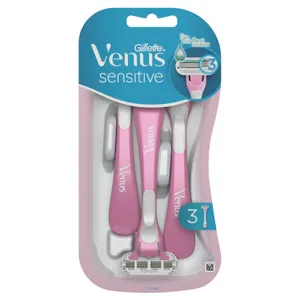 Vienkartiniai skustuvai Venus Sensitive, 3 vnt