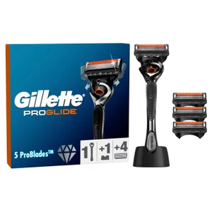 Skustuvas GILLETTE FUSION PROGLIDE + sk. galvutės 4vnt.