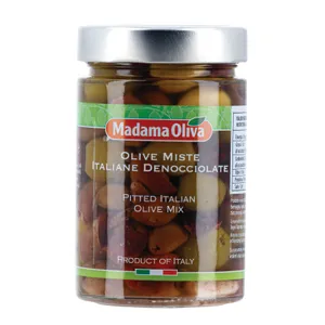 Itališkų alyvuogių miksas saulėgrąžų aliejuje MADAMA OLIVA, 290 g