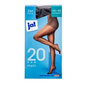 Ja! Pėdkelnės, Black, dydis 46-48, 2 poros