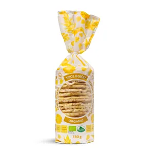 Ekologiški kukurūzų trapučiai, 130g