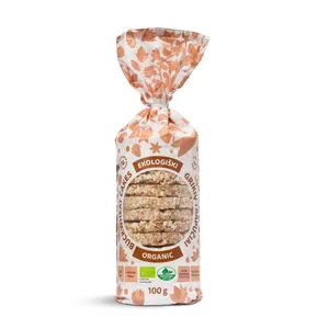 Ekologiški grikių trapučiai, 100g