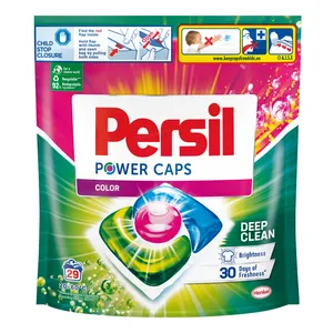 Skalbimo kapsulės PERSIL POWER CAPS Color, 29 skalbimai