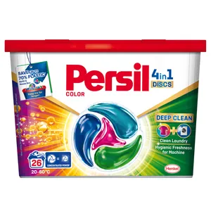 Skalbimo kapsulės PERSIL DISCS Color, 26 skalbimai