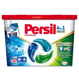 Skalbimo kapsulės PERSIL DISCS Universal 26 skalbimai