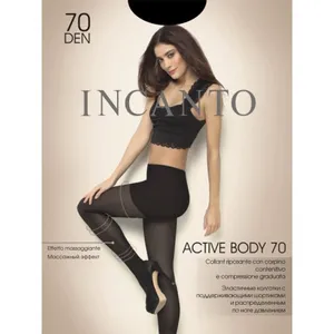 Moteriškos pėdkelnės ACTIVE BODY 70 DEN NERO 3