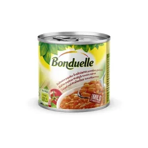 Baltos pupelės BONDUELLE, švelniame pomidorų padaže, 492 g