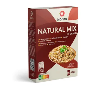 Kruopos Natural Mix su grikiais, 4x100 g