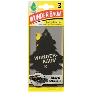 WUNDER-BAUM Tree oro gaiviklis black classic, komplektas 3vnt