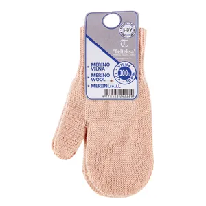 Vaikiškos kumštinės pirštinės iš 100 % merino vilnos