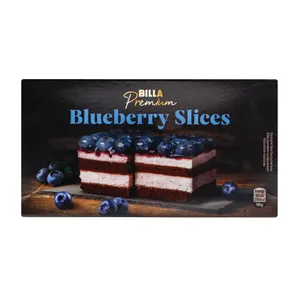 Šaldytas pyragas su mėlynėmis BILLA PREMIUM, 2x100 g