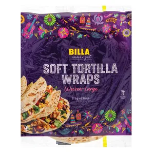 Kvietinės tortilijos, BILLA IMMER GUT, 372 g