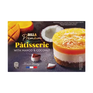 Šaldytas pyragas su kokosais ir mangais BILLA PREMIUM, 2x90 g