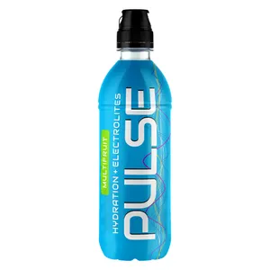 Negazuotas įvairių vaisių skonio gaivusis gėrimas Pulse, 500 ml