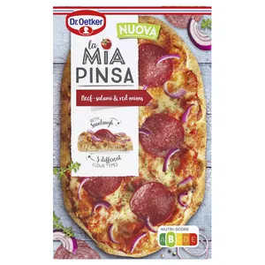 Pica La Mia Pinsa Beef-Salami and red onions 305g