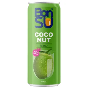 Kokosų vanduo BONSU (100%), 0.33 l 