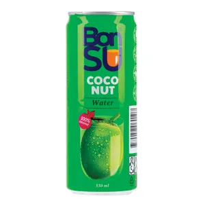 Kokosų vanduo BONSU (100%), 0.33 l 