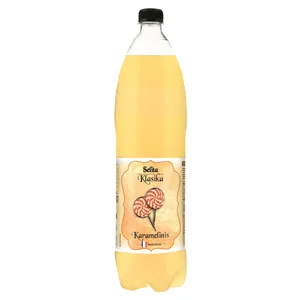 Karamelės skonio gazuotas gaivusis gėrimas SELITA KLASIKA, 1.5 l