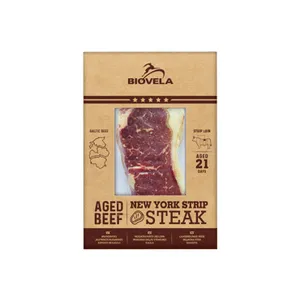 Brandintas jautienos nugarinės kepsnys be kaulo, NEW YORK/STRIP atšaldytas, 240 g