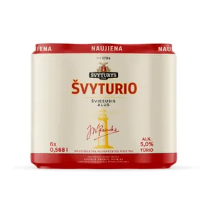Alus ŠVYTURYS ŠVYTURIO (5,0%), 6 x 568 ml
