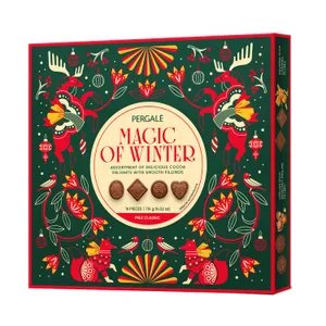 Saldainių rinkinys PERGALĖ MAGIC OF WINTER MILK CLASSIC, 114 g