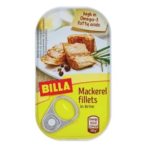 Skumbrės file sūryme BILLA, 125 g