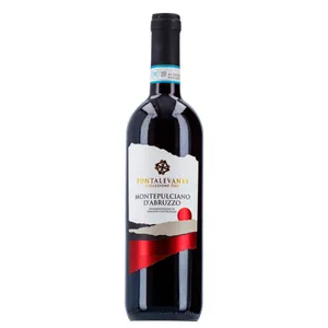 Raudonasis sausas vynas PUNTALEVANTE MONTEPULCIANO D'ABRUZZO DOC (12,5%), 750 ml