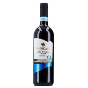 Raudonasis sausas vynas PUNTALEVANTE NERO D'AVOLA SICILIA DOC (13%), 750 ml