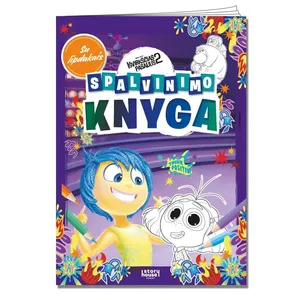IŠVIRKŠČIAS PASAULIS.spalvinimo knyga su lipdukais