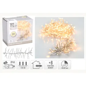 Šviečianti girlianda 192 LED, išsišakojanti