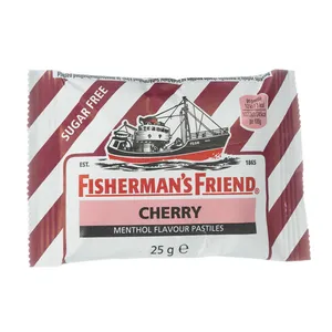 Becukrės vyšnių skonio pastilės FISHERMANS FRIEND, 25 g