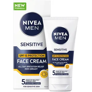 Drėkinamasis veido kremas NIVEA MEN SENSITIVE SPF15
