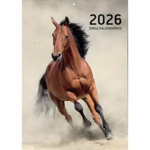 Kalendorius 2026 ŽIRGAI A4