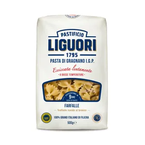 LIGUORI kietagrūdžiai itališki makaronai Farfalle (kaspinėliai), 500 g