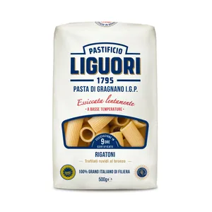 LIGUORI kietagrūdžiai itališki makaronai Rigatoni, 500 g