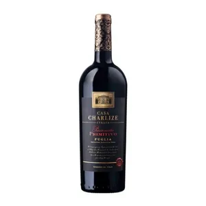 Raudonasis pusiau sausas vynas CASA CHARLIZE Passonata Primitivo Puglia IGT (14%) 0,75 l