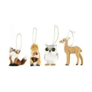 Kalėdinės pakabinamos dekoracijos WINTERIA, lauko gyvūnai