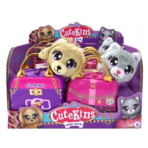 Pliušinis žaislas su nešiojimo krepšiu CUTEKINS