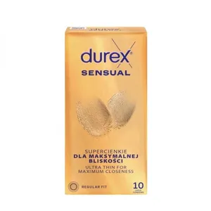 Prezervatyvai DUREX SENSUAL, 10 vnt