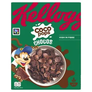 KELLOGG'S Coco Pops Chocos dribsniai, 330 g